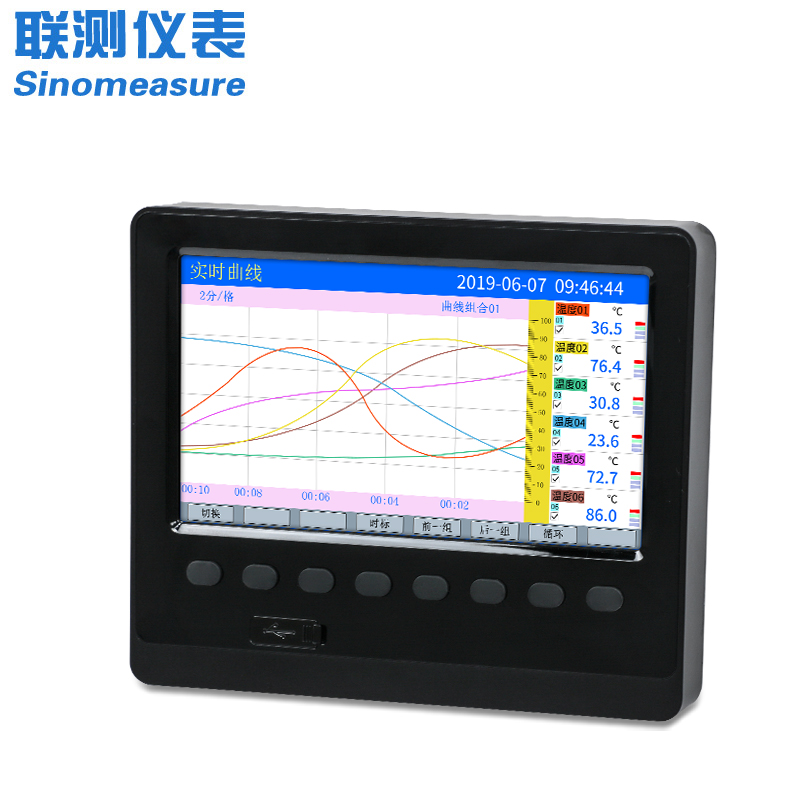 联测-SIN-R5000C_1-12路可选-7英寸无纸记录仪_温度_压力_多种参数
